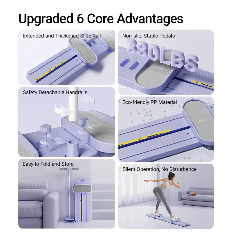 3-in-1 Foldable Pilates Board